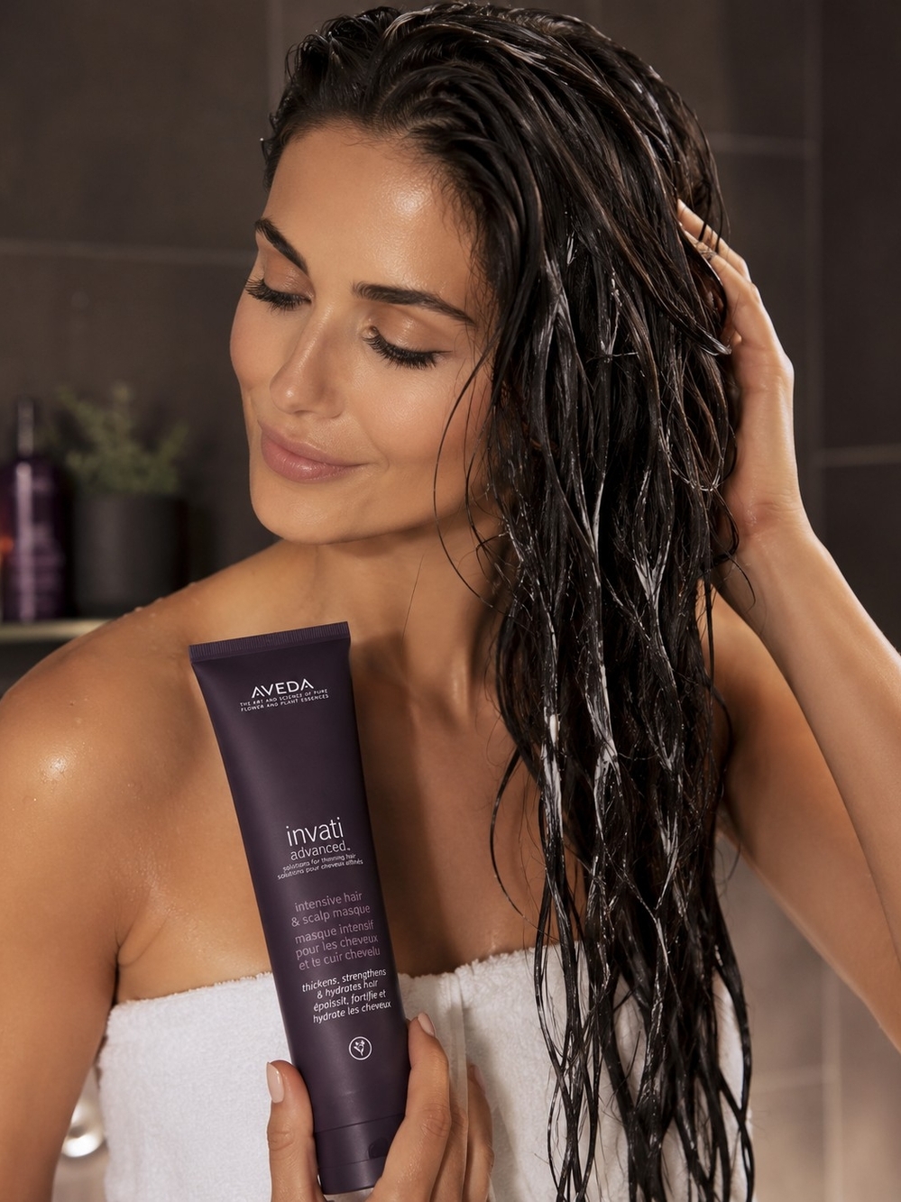 Aveda Invati Advanced Intensive Hair & Scalp Masque - Deep Purple